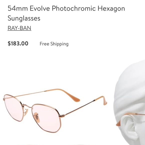 Ray-Ban Accessories - NEW EVOLVE PHOTOCROMIC HEXAGON SUNGLASSES/ Ray Ban